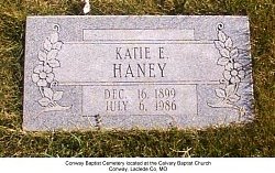 Katie Haney headstone